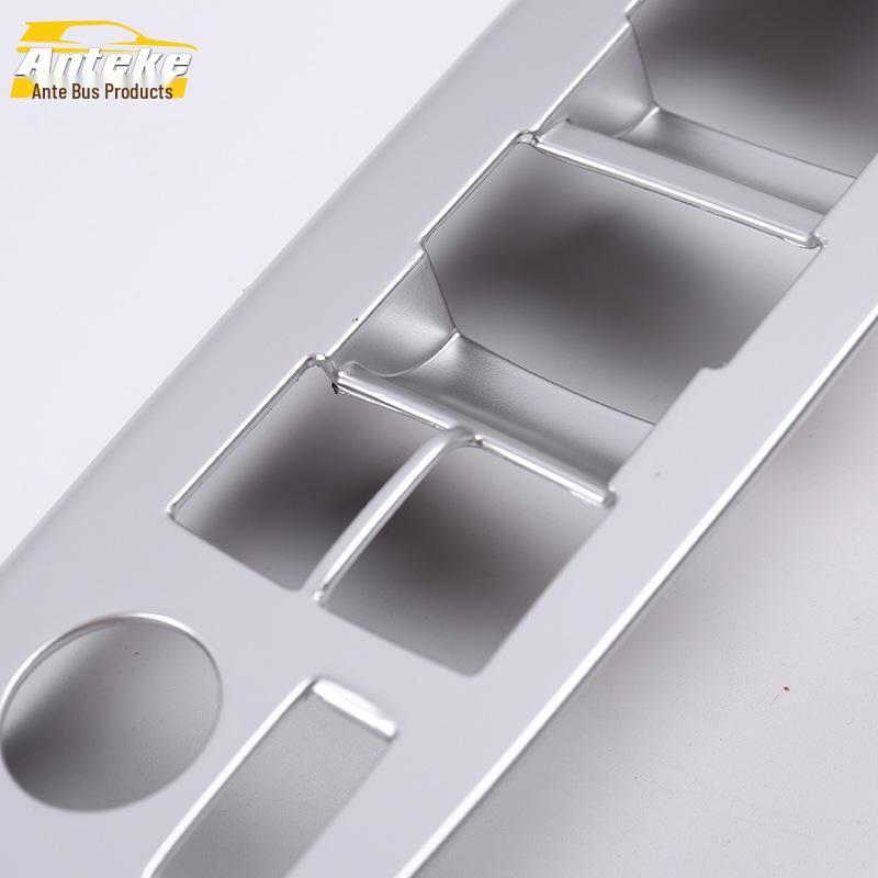 Compatible Highlander Glass Switch Decorative Frame for 15 Models - Car Door Window Armrest Lift Button Patch