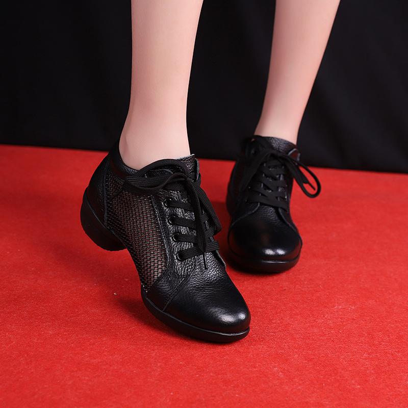 

Танцевальная обувь женская первый слой коровьей кожи матросский танец современный танец обувь для квадратного танца танцевальная обувь 40