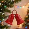Christmas Bell Decoration Vintage Metal Jingle Bells Christmas Tree Hanging Ornaments for Door Wall Window Indoor Outdoor Decor