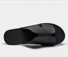 Men's Large Genuine Leather Flip-Flops: Breathable Cowhide Soft Sole Beach Slippers