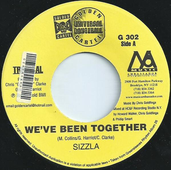 

7inch Record SIZZLA / MEGA BANTON - We ve Been Together / Your Shoes G302 Golden Cartel R US Reggae, Ska & Dub Used