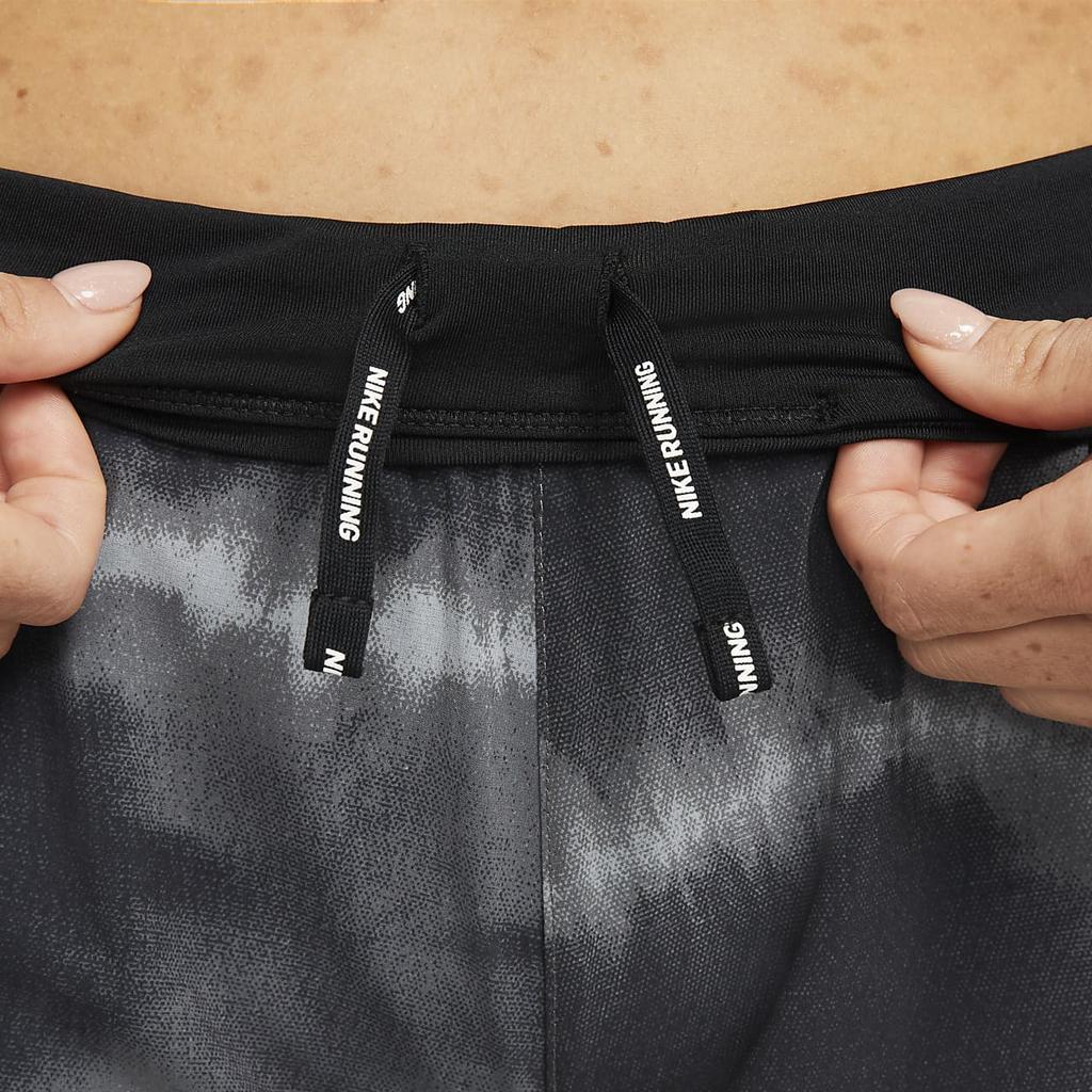 Nike Solid Color Brand Logo Printed Shorts Women Shorts Black DM7725-010