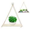 Decorative Wooden Hanging Shelves Perfect for Bedrooms and Nurseries