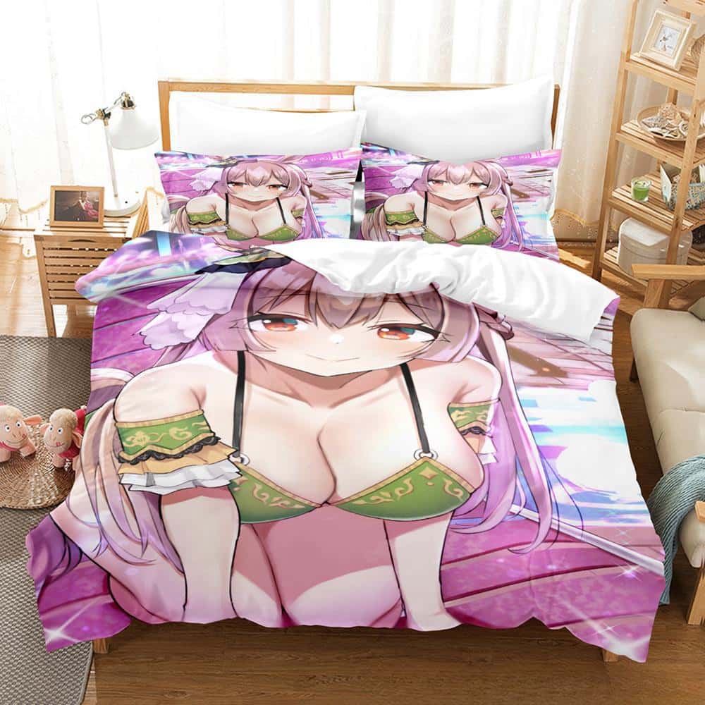 

3D Kawii Girls Uma Musume Pretty Derby комплект постельного белья Single Twin Full Queen King Size комплект постельного белья для взрослых и детей, пододеяльники (135x200cm)