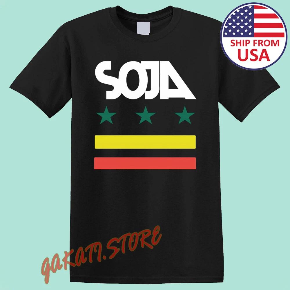 SOJA Men s Black Size S-5XL XL