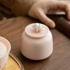 Pink Ceramic Tea Jar Flower-Patterned Tea Packaging Box Tea Container Tea Tin Can  Tea Ceremony