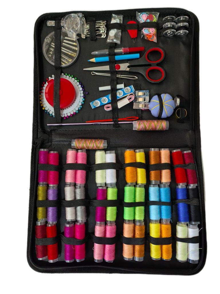 Portable Cross Stitch Needle Threader & Sewing Repair Kit: Practical Handmade Household Tool Set