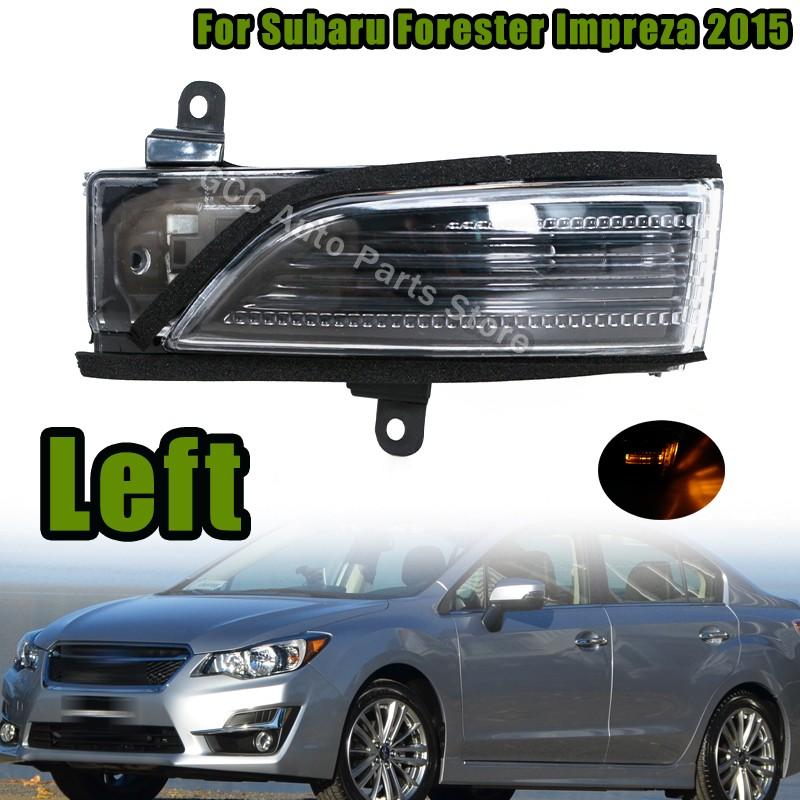 Left Rear View Side Mirror Turn Signal Lamps For Subaru Forester Impreza 2015