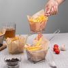 Square Mini Stainless Steel French Fries Fry Basket Sieve Restaurant Fried Net Strainer Sieve Snack American Dim Sum Fry Basket