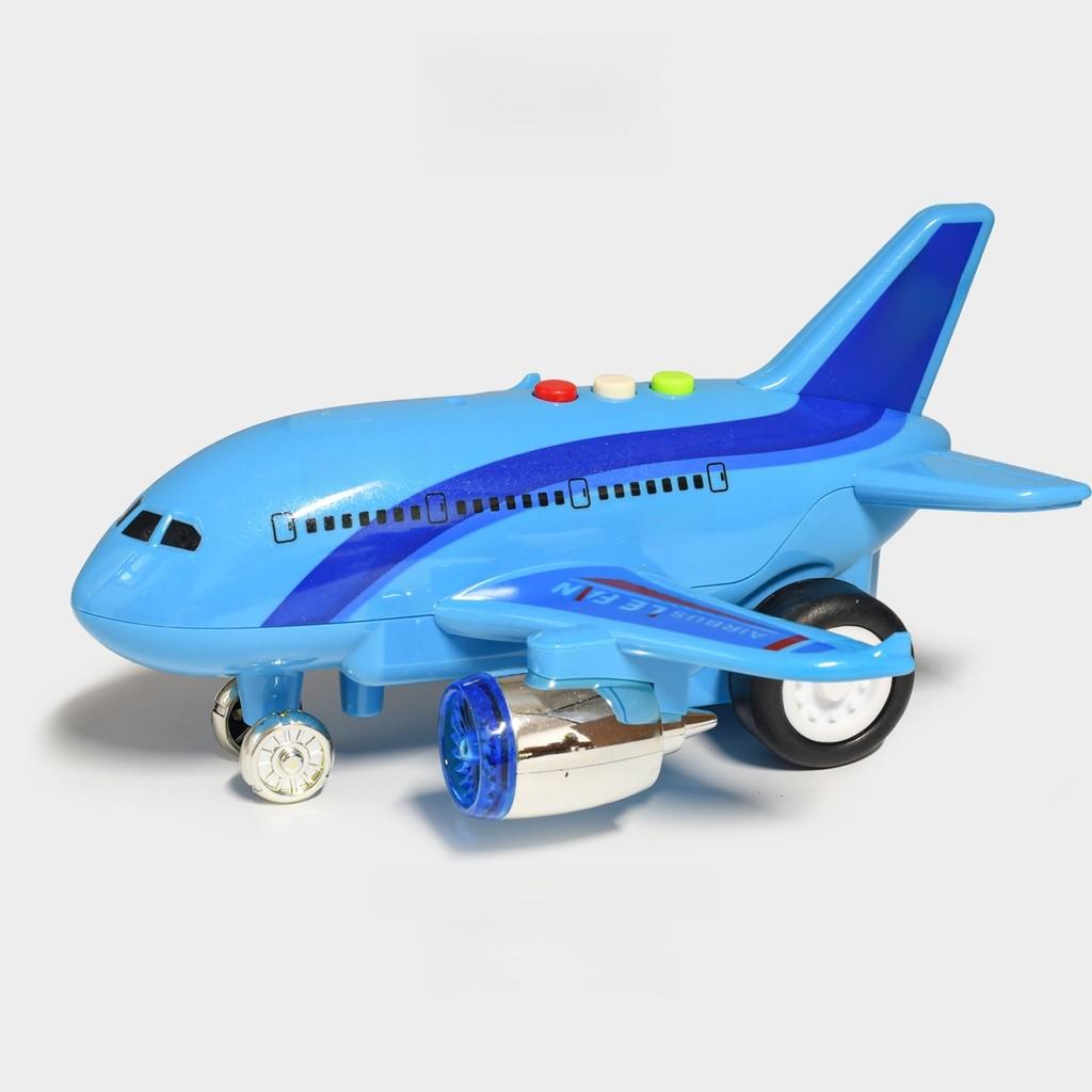 Inertia Aircraft Toy For Kids With Light Sound Effects For Sensory Development