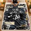 Flannel BlanketSex Pistols Warm Soft Throw Blanket for Indoor Sofa Bed Living Room Use