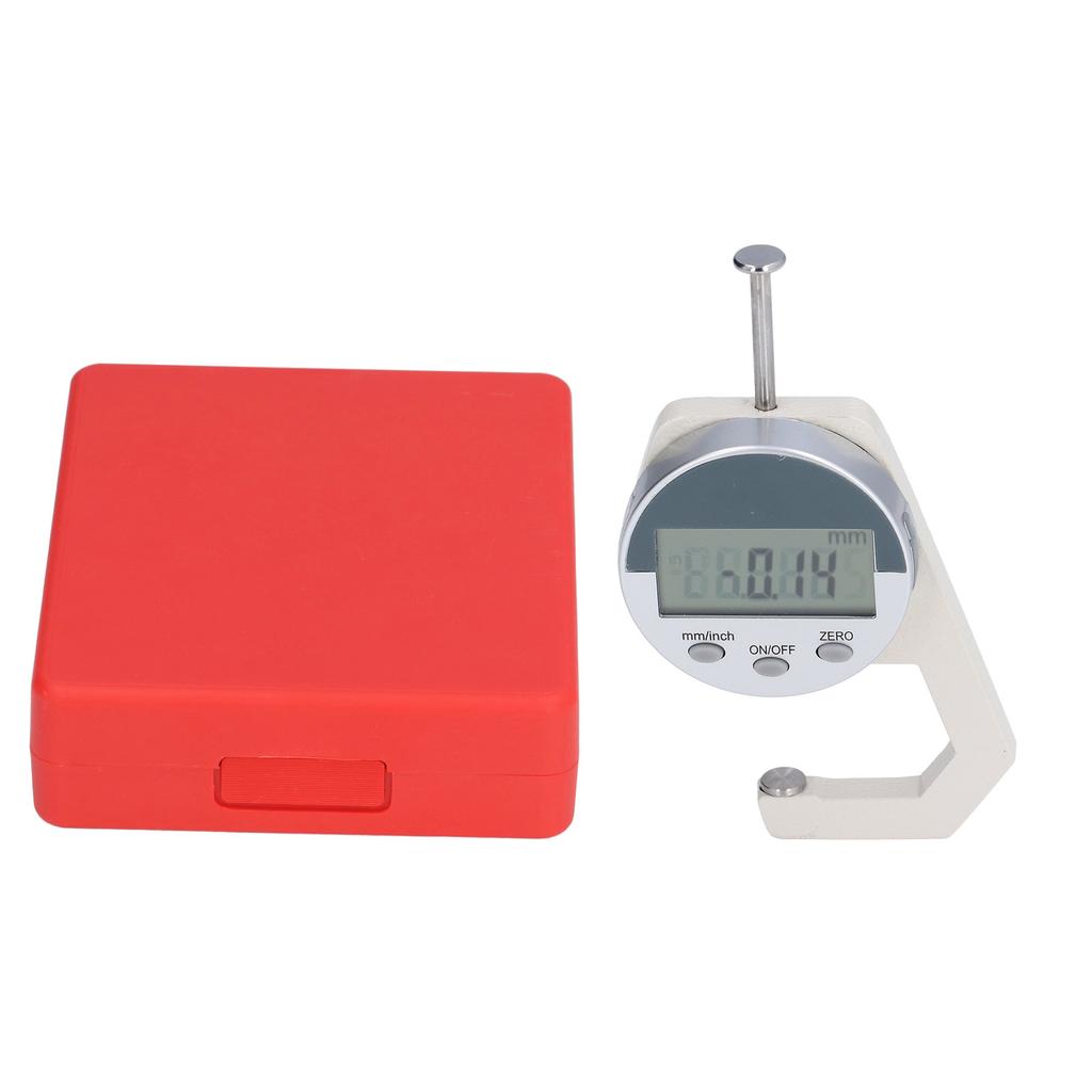 Thickness Meter Mini Portable LED Display 0 To 25.4mm Multifunctional Digital Thickness Gauge for