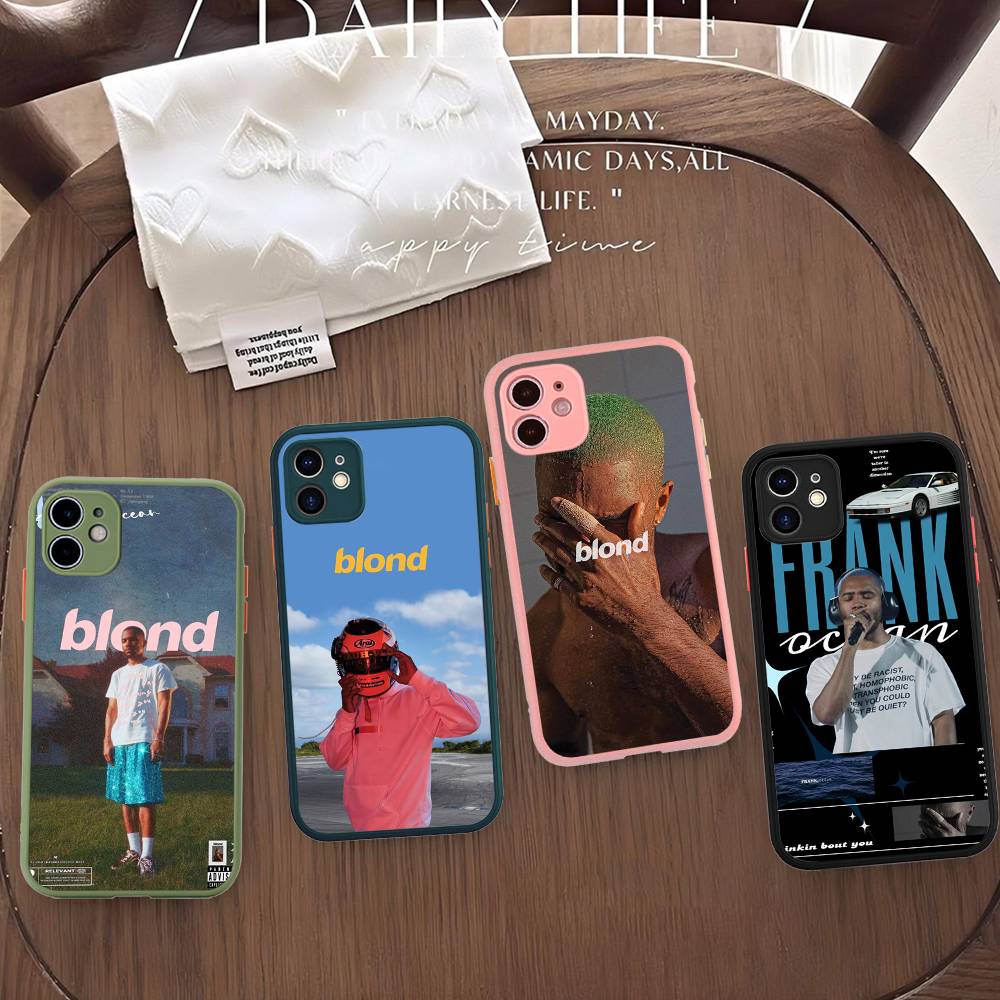 Album F-Frank O-Ocean Rap Matte Transparent Phone Cover For IPhone Case 16 15 14 13 12 11 Pro Max X XS Max Plus