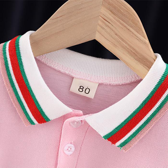 Letnie sukienki dla dziewczynek na co dzień Sukienka w wiśniowy wzór z krótkim rękawem Sukienka dla dzieci Sukienki dla maluchów