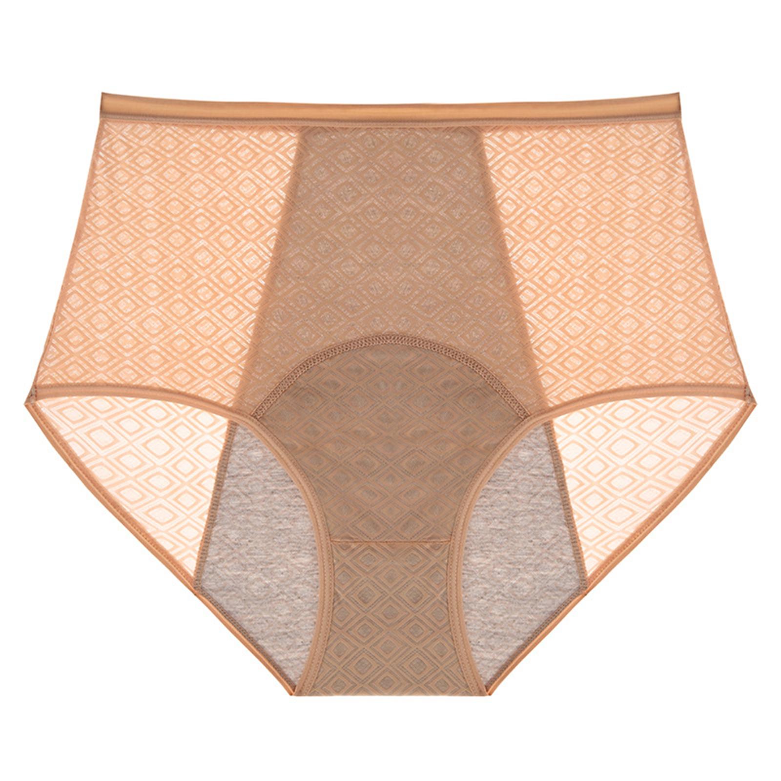 Women s High Waisted Breathable Physiological Underwear, Menstrual Hygiene Pants L