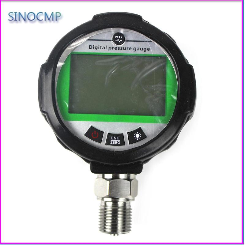Digital Hydraulic Pressure Gauge 80MPA/12000PSI Stainless Stee IP65 Core Test Meter For Gas Water Oil Durable