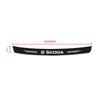 AAFN1 Carbon Fiber Car Rear Bumper Trunk Guard Protected Sticker For Skoda Octavia Fabia Kamiq Kapoq Kodiaq Rapid SCALA Superb