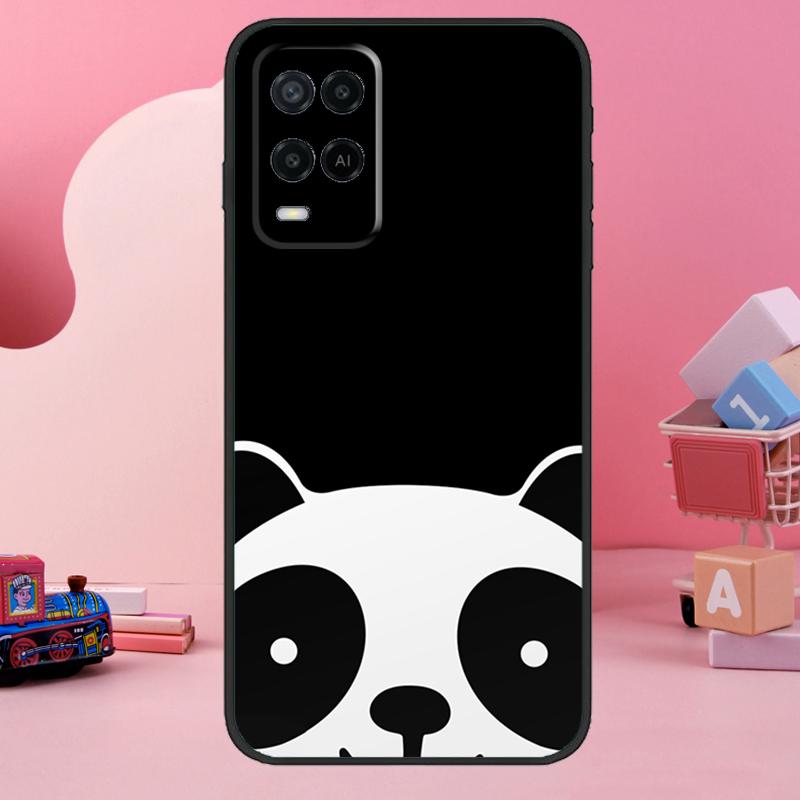 Cartoon Panda Case For Oppo A78 A38 A18 A98 A58 A60 A80 A40 A96 A76 A16 A94 A74 A54 A15 A17 A57 A77 A5 Pro
