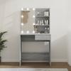 Day and Night - Day and Night Dressing Table with LED Gray Sonoma 74.5x40x141 Cm