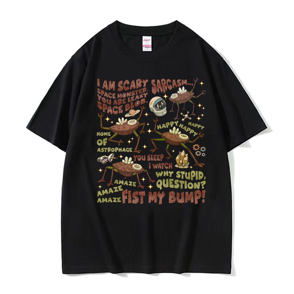 Rocky Amaze Projekt Hail Mary Grafik T-Shirts Unisex Damenmode Vintage Street Kurzarm-T-Shirt Lässig Reiner Baumwoll-T-Shirts