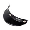 Retro Half Face Motorcycle Helmet 3 Snap-Button Visor Flip Up Wind Shield Vintage Motorbike Helmets Accessories For Men Women