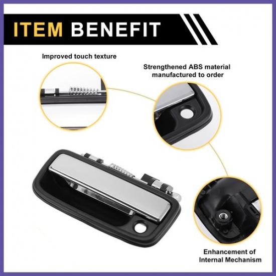 Front Left Exterior Door Handle Fit for Toyota Tacoma 1995-2004 No.6922035030