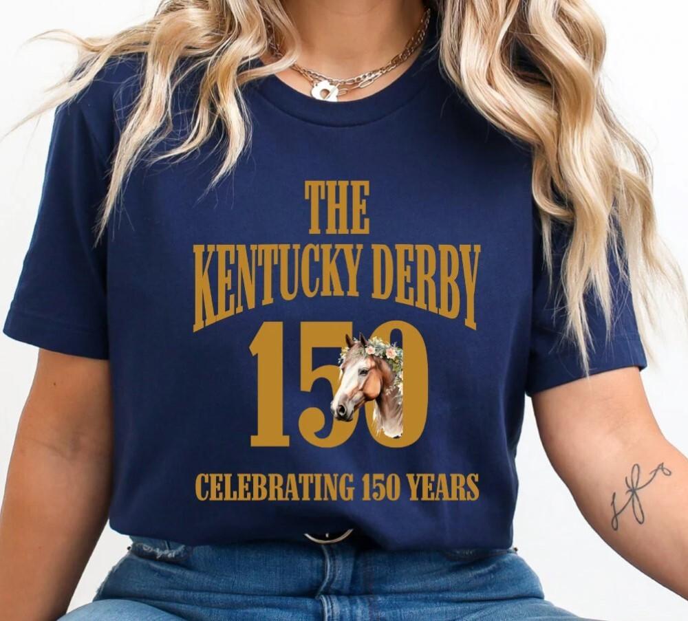 Kentucky Derby 150 Shirt Gift For Horse Lovers Kentucky Derby 2024 Shirt Raci Unisex T-Shirt XXXL