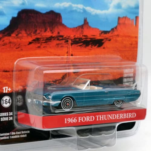 Greenlight 1:64 SCALE HOLLYWOOD SERIES 34 1966 FORD THUNDERBIRD - THELMA LOUISE Greenlight 1:64 Scale Hollywood Series 34 "1986 Ford Thunderbird - The