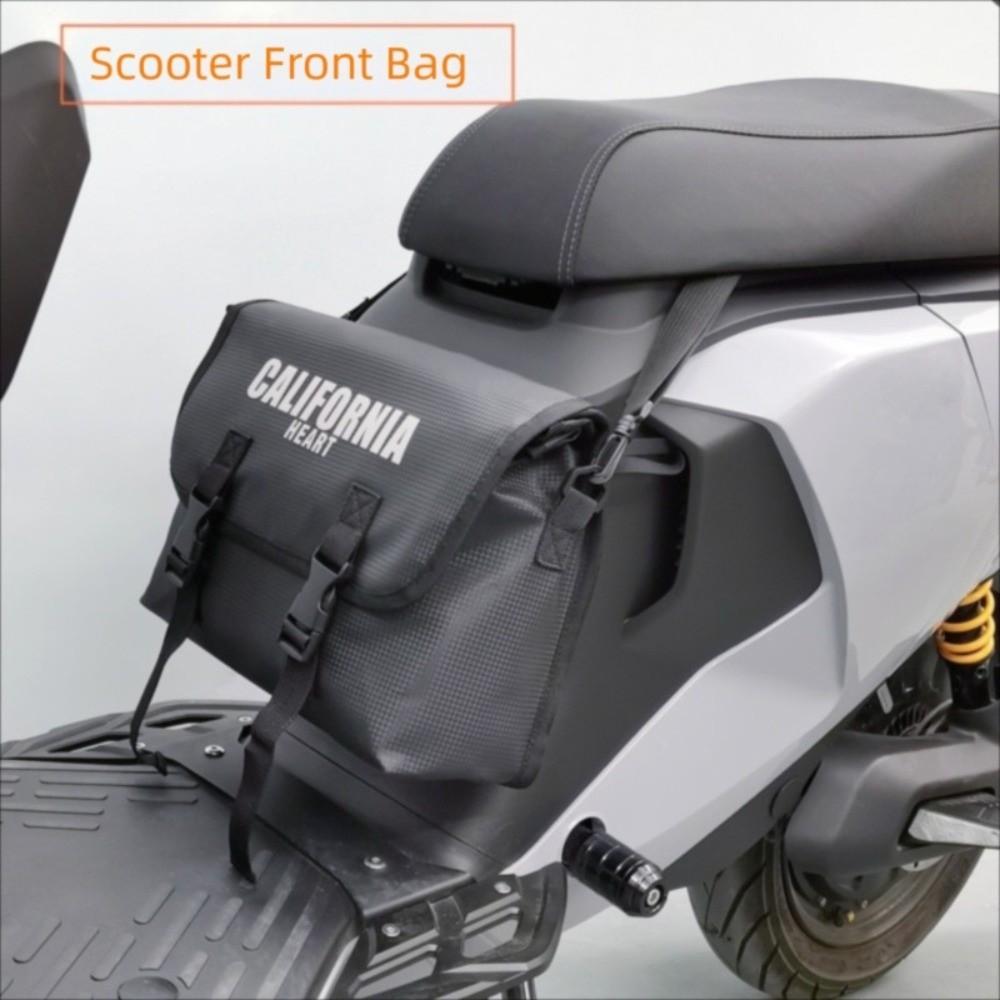 Oxford Cloth Motorcycle Front Bag Waterproof Storage Bag Electric Scooter