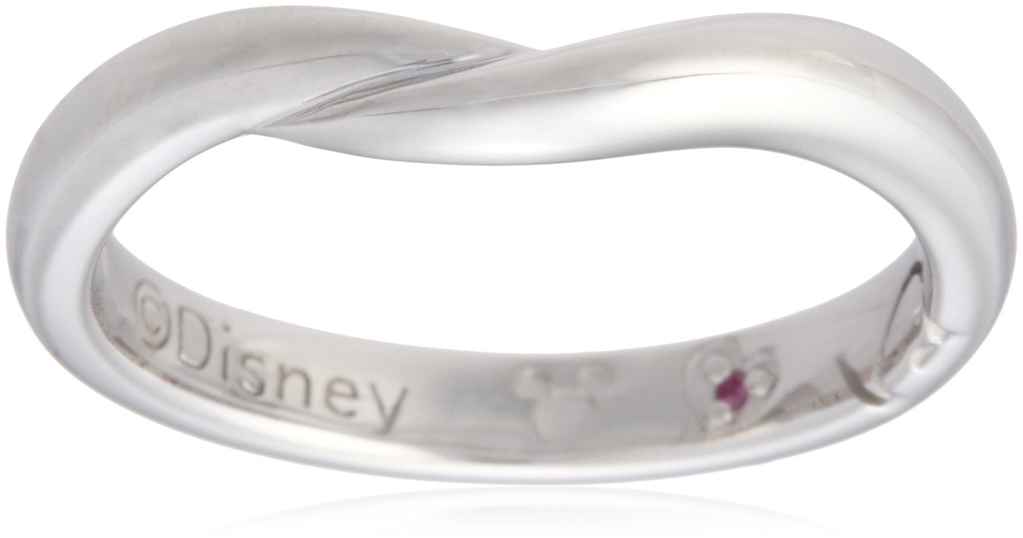 

ESTELLE Ruby Silver Disney Pairing Rings for Men, LOVE, 0191-0597-0019-0017, Japanese Size 17
