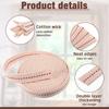 1.1cm/1.3cm/1.5cm/2cm Width 1Meter Long White Flat Cotton Kerosene Lamp Wick with Stitch Braided For Oil Lamps Candle Burner