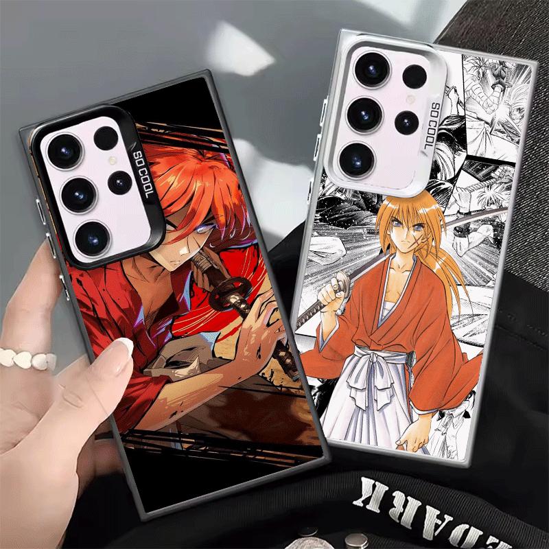 Rurouni Kenshin Anime Soft Phone Case for Samsung Galaxy S24 S25 FE S26 Edge S23 Ultra S22 Plus S21 + Shockproof Cover Back Shel
