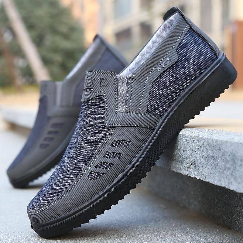 Men'S Stylish Loafers Featuring Breathable Mesh Lining, Comfortable Non-Slip Casual Shoes, Suitable for Walking and Driving