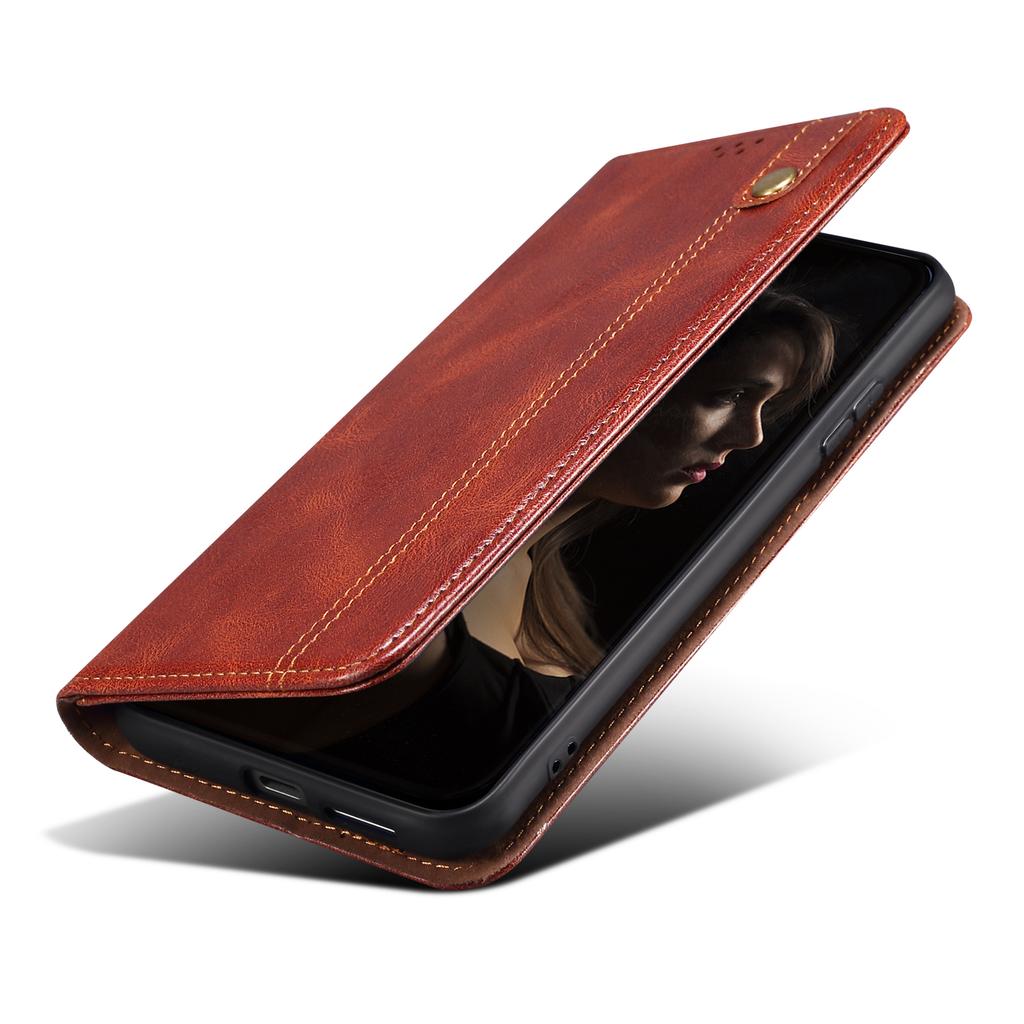 For Motorola Moto E14 4G/G04 4G/G04s 4G/G24 4G Case Leather Stand Magnetic Closing Phone Wallet Cover