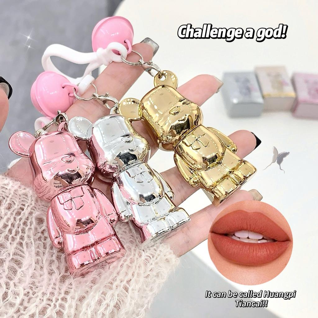 SHAQINUO Bear Mist Lip Mud Lipstick