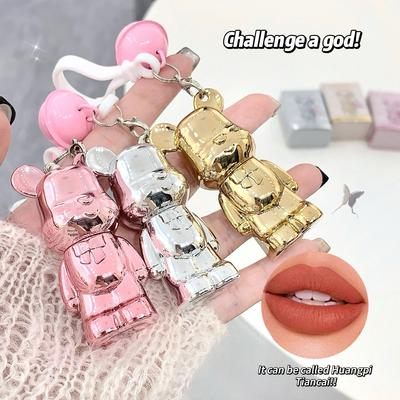 SHAQINUO Bear Mist Lip Mud Lipstick