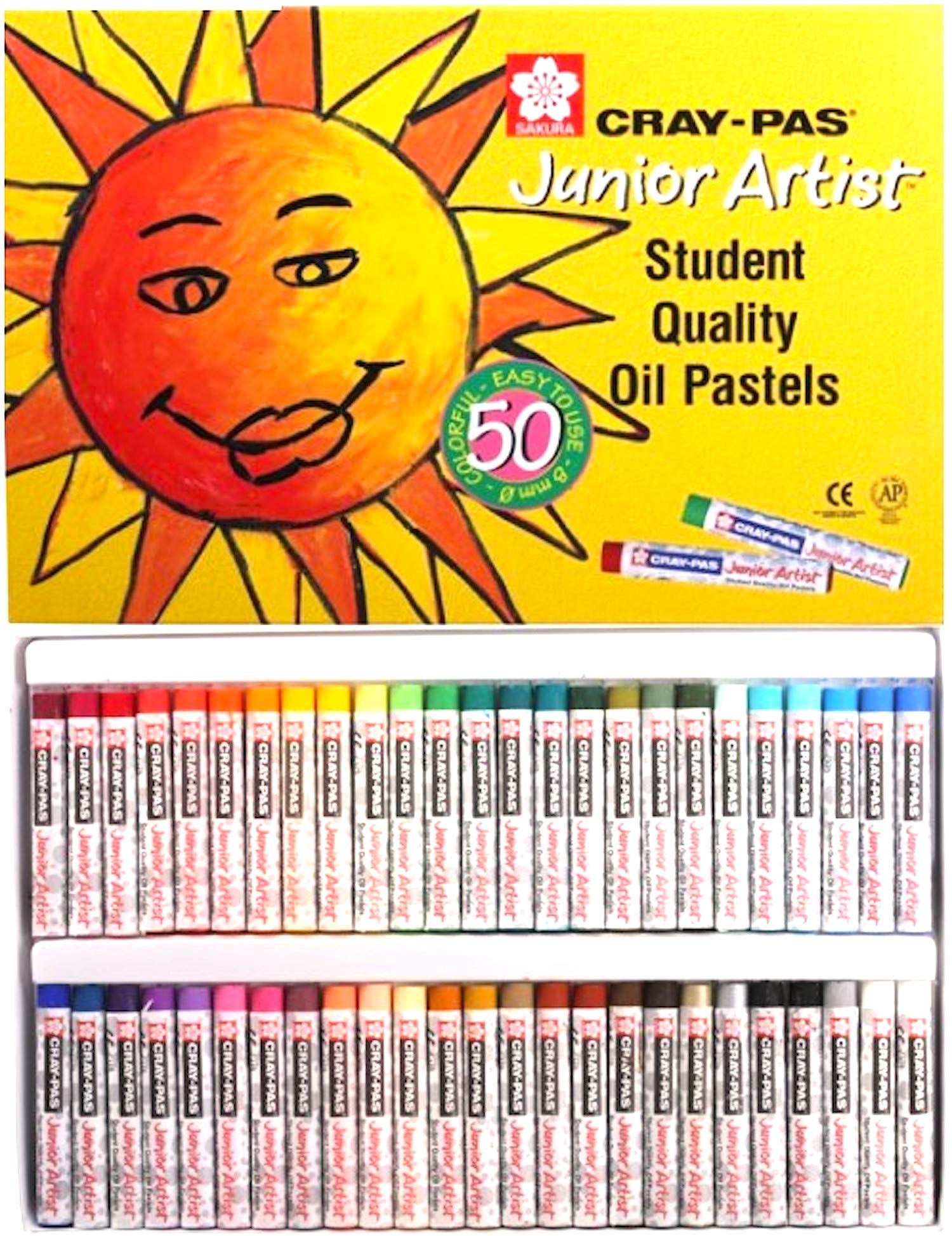 

Sakura Junior Artist 50 шт. Масляная пастель для начинающих художников CRAY-PAS CRAY-PAS [Товар]