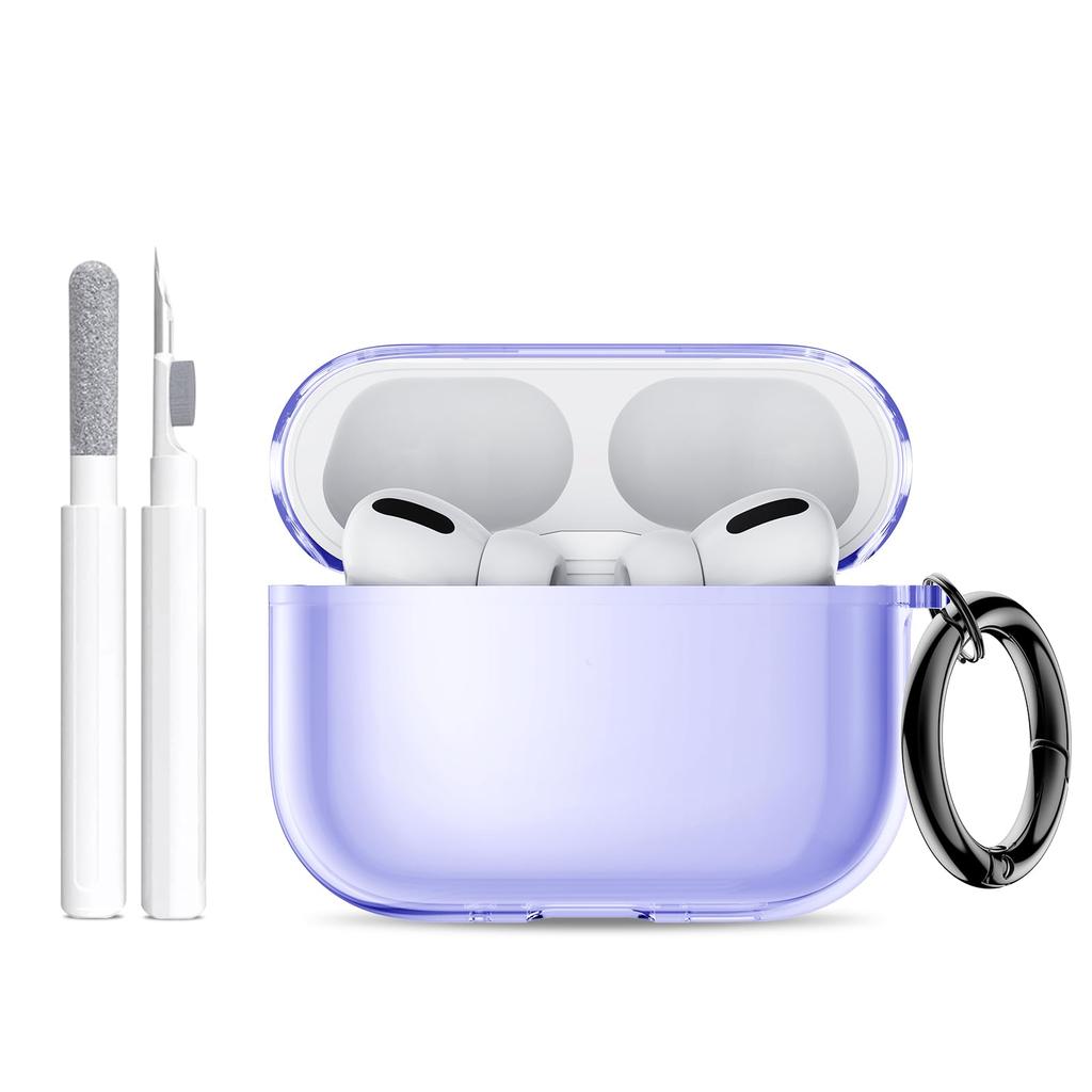 2025 for Airpods Pro 3 Case Clear Glitter Sparkle Bling Case for Airpods Pro 3 Case Cover with Cleaning Kit for Airpods Pro 3