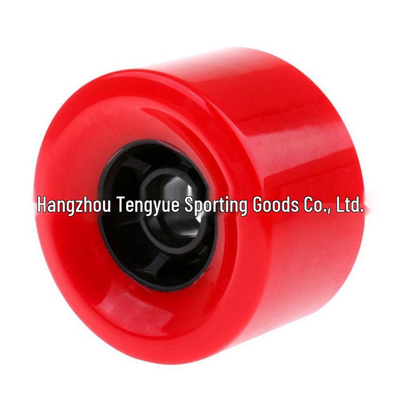 

Electric Skateboard Auxiliary PU Wheels - 83x52mm, 82A, for Four-wheel Modification красный