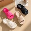 Thick bottom high heel cm muffin eva one-word drag trendy cool slippers women step on shit feeling soft bottom foreign trade wholesale