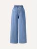 Jeans Droits Tendance pour Filles — Pantalons en Denim Décontractés Amples Printemps & Automne