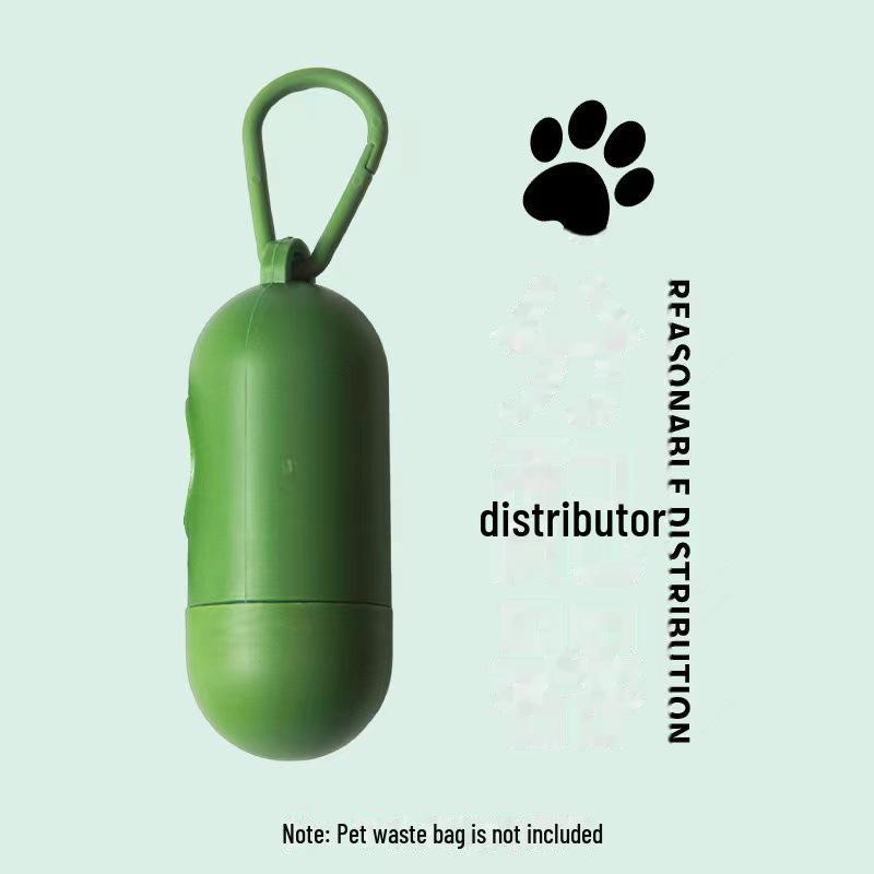 

Диспенсер для собачьих какашек в форме капсулы Pink