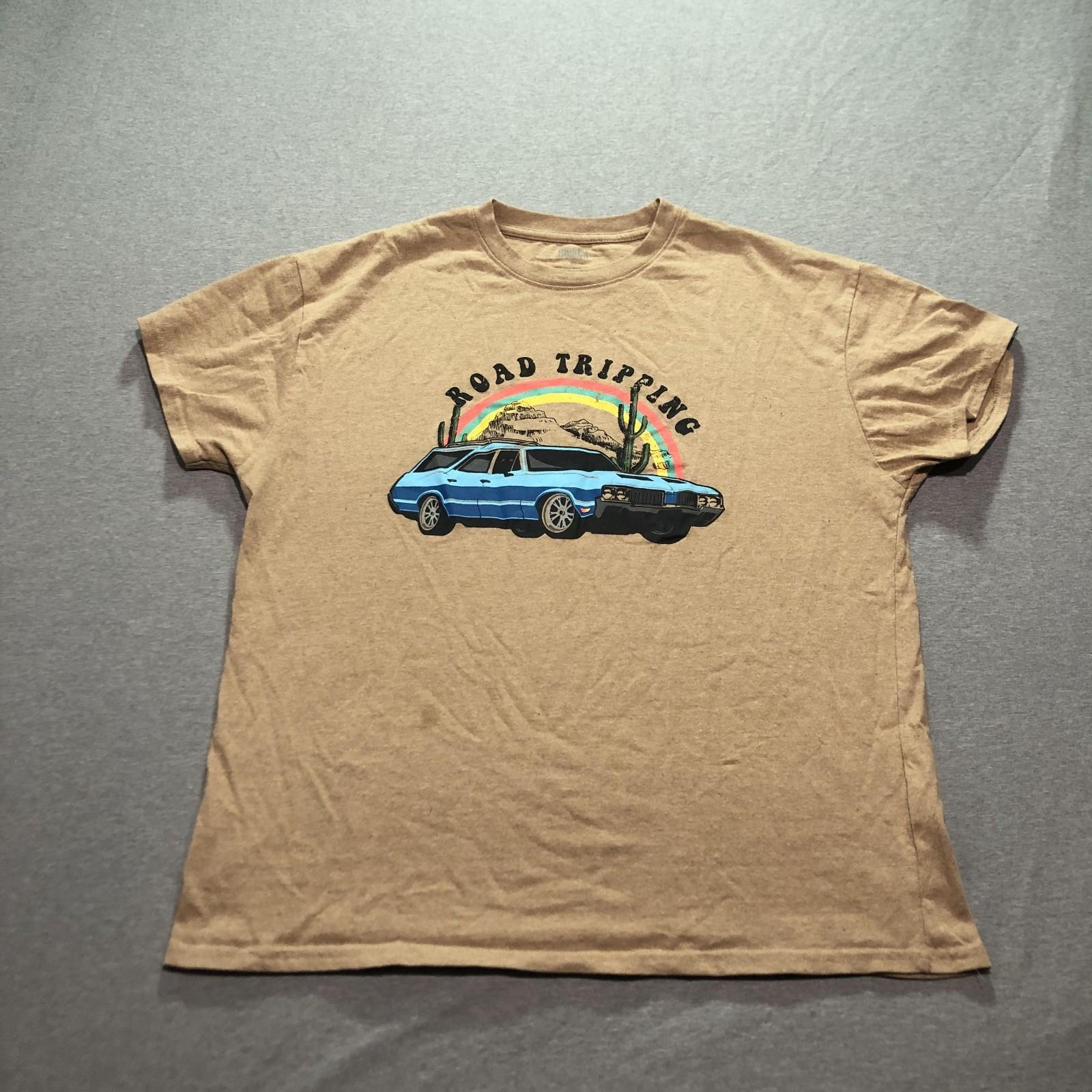 Brisco T Shirt Women s XL Graphic Print Road Tripping Desert Western Hippie Tee XL