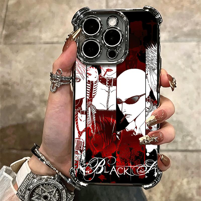 NaNa Osaki Anime Soft Phone Case For iPhone 15 16 17 Air 14 Pro Max 16E Plus 13 12 Mini Plating Anti-Fall Fundas