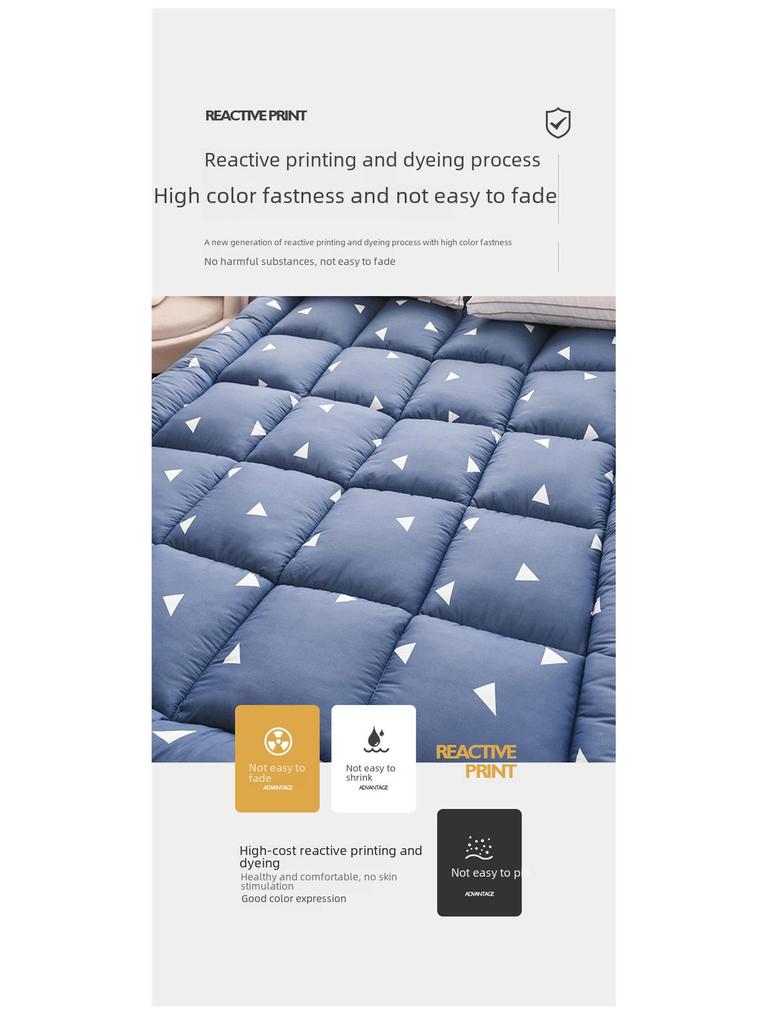 Three-Dimensional Feather Velvet Dormitory Tatami Mattress Topper