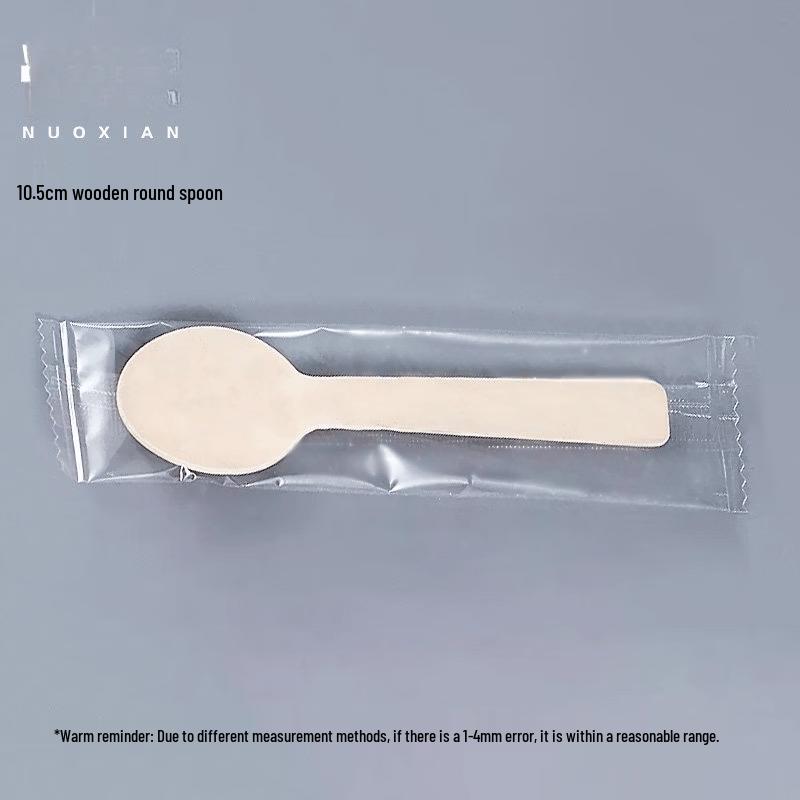 Eco-Friendly 10.5cm Wooden Disposable Spoons (1000 Count)