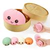 Simulation Knödel Quetschspielzeug Rückprall Weich Quetschen Stressball Mit Bambus-Dämpferbox Anti-Stress Sensorisch Für Kreatives Geschenk