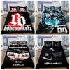 Böhse Onkelz BO Logo 3Pcs Duvet Cover Set Bed Linen Black Red Print Pillowcases Rock Band Bedroom Decor