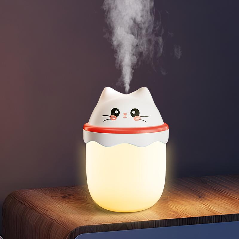 Cute Pet Humidifier Desktop Home Mini Spray Hydrator Atmosphere Night Light Office Creative Portable Cold Fog For Travel Bedroom