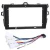 Durable-9 Inch Car DVD Frame Audio Dash Trim Kits Panel Radio Player Screen 2 Din For Toyota Corolla 2007-2013 Accessories